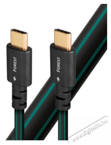 AUDIOQUEST Forest USBFOR20.75CC 0,75m USB 2.0 Type-C - Type-C USB kábel Iroda és számítástechnika - Számítógép tartozék - USB kábel - 390236