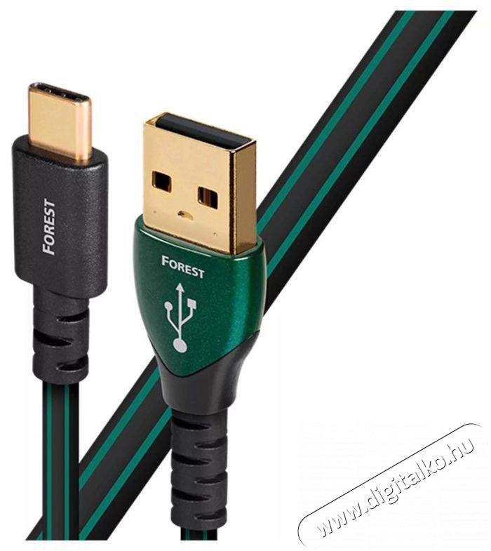 AUDIOQUEST Forest USBFOR201.5CA 1,5m USB 2.0 Type-A - Type-C USB kábel Iroda és számítástechnika - Számítógép tartozék - USB kábel - 390234