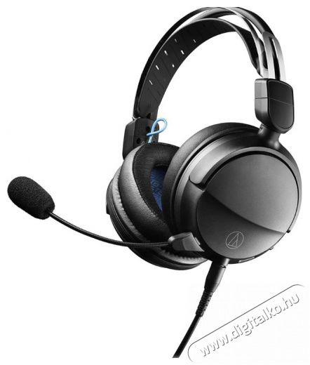 Audio-Technica ATH-GL3BK zárt Hifi fekete gamer headset Audio-Video / Hifi / Multimédia - Fül és Fejhallgatók - Fejhallgató mikrofonnal / headset - 389825