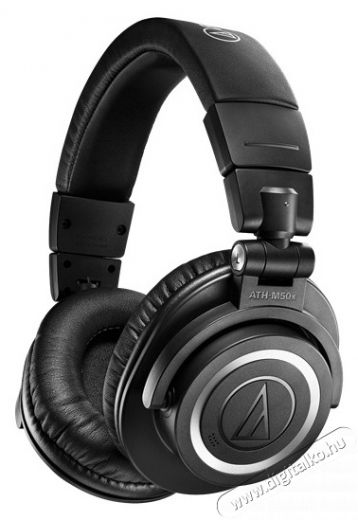 Audio-Technica ATH-M50XBT2 Bluetooth stúdió minőségű fekete fejhallgató Audio-Video / Hifi / Multimédia - Fül és Fejhallgatók - Fejhallgató mikrofonnal / headset - 459237