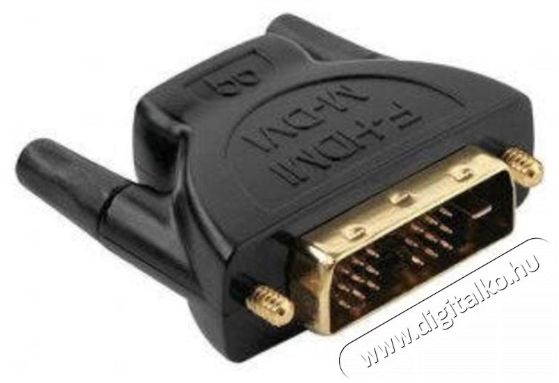 AUDIOQUEST HDM/DVIF2M HDMI Type A aljzat - DVI dugó aranyozott csatlakozós adapter Tv kiegészítők - Kábel / csatlakozó - Hdmi kábel - 433086