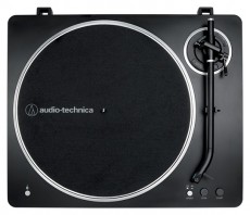 Audio-Technica AT-LP70XBTBS automata szíjhatásos fekete-ezüst Bluetooth/bakelit lemezjátszó Audio-Video / Hifi / Multimédia - Bakelit lemezjátszó - Bakelit lemezjátszó - 507128