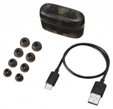 Audio-Technica ATH-CKS30TW+TBK True Wireless aktív zajszűrős vezeték nélküli áttetsző fekete fülhallgató Audio-Video / Hifi / Multimédia - Fül és Fejhallgatók - Fülhallgató - 514713