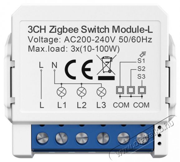 AVATTO LZWSM16 Zigbee 1st gen (3-gang, No Neutral) Háztartás / Otthon / Kültér - Egyéb háztartási termék - 523873