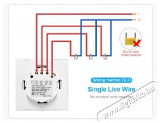 AVATTO LZTS02-EU-220V Zigbee Switch, fehér (3-gang, No Neutral) Háztartás / Otthon / Kültér - Egyéb háztartási termék - 523867