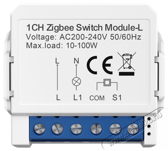 AVATTO LZWSM16 Zigbee (1-gang, No Neutral) Iroda és számítástechnika - Egyéb számítástechnikai termék - 523871