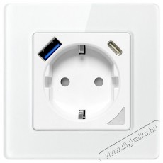 AVATTO N-WOT10-EU - WiFi, USB, fehér Háztartás / Otthon / Kültér - Okos otthon - Okos konnektor - 523874