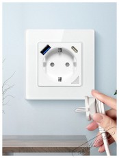 AVATTO N-WOT10-EU - WiFi, USB, fehér Háztartás / Otthon / Kültér - Okos otthon - Okos konnektor - 523874