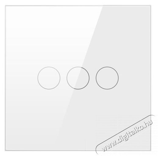 AVATTO ZTS02-EU Zigbee Switch, fehér (3-gang) Háztartás / Otthon / Kültér - Egyéb háztartási termék - 523878