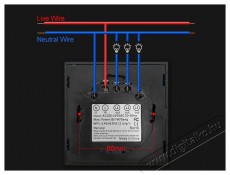 AVATTO ZTS02-EU Zigbee Switch, fekete (1-gang) Háztartás / Otthon / Kültér - Egyéb háztartási termék - 523879