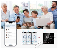 AVATTO ZWT100-16A Zigbee for Electric Heating Háztartás / Otthon / Kültér - Okos otthon - Termosztát - 508055