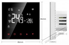 AVATTO ZWT100-16A Zigbee for Electric Heating Háztartás / Otthon / Kültér - Okos otthon - Termosztát - 508055