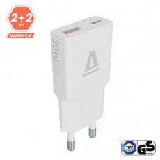 AVAX CH641W NANO SLIM 30W USB-C (PD3.0)+USB-A (QC3.0) fehér hálózati töltő Háztartás / Otthon / Kültér - Világítás / elektromosság - Hálózati elosztó / hosszabbító / adapter - 508650
