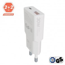 AVAX CH641W NANO SLIM 30W USB-C (PD3.0)+USB-A (QC3.0) fehér hálózati töltő Háztartás / Otthon / Kültér - Világítás / elektromosság - Hálózati elosztó / hosszabbító / adapter - 508650