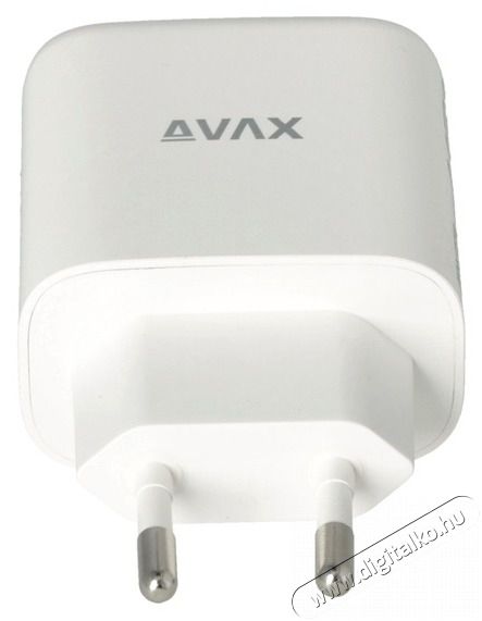 AVAX CH360 SPEEDY 65W GaN USB A (QC)+Type C (PD3.0) feh&eacute;r h&aacute;l&oacute;zati t&ouml;ltő Akkuk &eacute;s t&ouml;ltők - Li-ion akkumul&aacute;tor &eacute;s t&ouml;ltő (gy&aacute;ri) - T&ouml;ltő / h&aacute;l&oacute;zati adapter - 514752