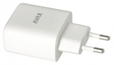 AVAX CH360 SPEEDY 65W GaN USB A (QC)+Type C (PD3.0) feh&eacute;r h&aacute;l&oacute;zati t&ouml;ltő Akkuk &eacute;s t&ouml;ltők - Li-ion akkumul&aacute;tor &eacute;s t&ouml;ltő (gy&aacute;ri) - T&ouml;ltő / h&aacute;l&oacute;zati adapter - 514752