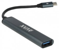 AVAX HB601 CONNECT+ Type C-4xUSB 3.0 HUB Iroda és számítástechnika - Notebook kiegészítő - USB hub / elosztó - 514979