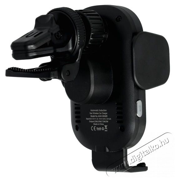 AVAX WH600 Feely+ 15W szellőzőr&aacute;csra r&ouml;gz&iacute;thető aut&oacute;s t&ouml;ltő Akkuk &eacute;s t&ouml;ltők - Li-ion akkumul&aacute;tor &eacute;s t&ouml;ltő (gy&aacute;ri) - T&ouml;ltő / h&aacute;l&oacute;zati adapter - 514753
