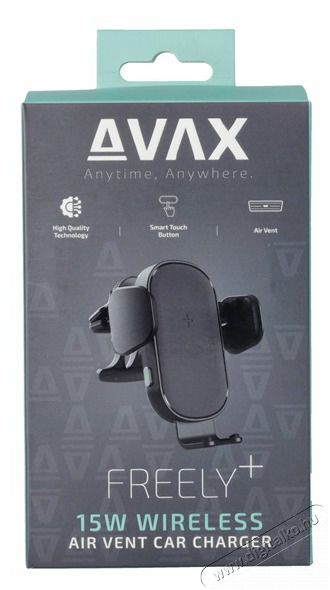 AVAX WH600 Feely+ 15W szellőzőr&aacute;csra r&ouml;gz&iacute;thető aut&oacute;s t&ouml;ltő Akkuk &eacute;s t&ouml;ltők - Li-ion akkumul&aacute;tor &eacute;s t&ouml;ltő (gy&aacute;ri) - T&ouml;ltő / h&aacute;l&oacute;zati adapter - 514753