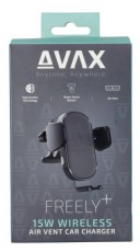 AVAX WH600 Feely+ 15W szellőzőr&aacute;csra r&ouml;gz&iacute;thető aut&oacute;s t&ouml;ltő Akkuk &eacute;s t&ouml;ltők - Li-ion akkumul&aacute;tor &eacute;s t&ouml;ltő (gy&aacute;ri) - T&ouml;ltő / h&aacute;l&oacute;zati adapter - 514753