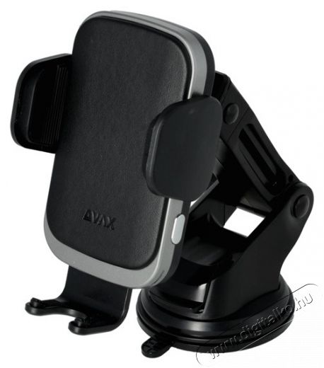 AVAX WH601 Feely+ 15W szellőzőr&aacute;csra &eacute;s sz&eacute;lv&eacute;dőre r&ouml;gz&iacute;thető aut&oacute;s t&ouml;ltő Akkuk &eacute;s t&ouml;ltők - Li-ion akkumul&aacute;tor &eacute;s t&ouml;ltő (gy&aacute;ri) - T&ouml;ltő / h&aacute;l&oacute;zati adapter - 514754