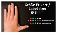 Avery 3593 8mm visszaszedhető 416db-os napsárga jelölőpont Egyéb - Nem forgalmazzuk ! - 391244