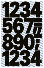 Avery 3785 100pt időjárásálló számok fekete matrica Háztartás / Otthon / Kültér - Egyéb háztartási termék - 391457
