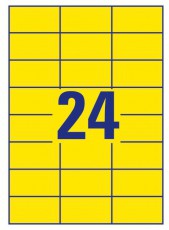 Avery 3451 70x37mm sárga univerzális címke Iroda és számítástechnika - Egyéb számítástechnikai termék - 404285