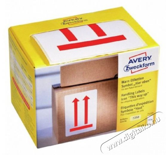 Avery 7250 Álló nyílak piktogram 74x100mm 200db-os címke Iroda és számítástechnika - Egyéb számítástechnikai termék - 403963