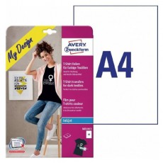 Avery MD1003 A4 textilre vasalható fólia 4db fólia Háztartás / Otthon / Kültér - Egyéb háztartási termék - 405021