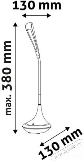 Avide ABLDLBS4W Asztali LED lámpa bluetooth hangszóróval Háztartás / Otthon / Kültér - Világítás / elektromosság - Asztali lámpa - 364894