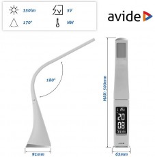 Avide ABLDLBLC6WWH asztali LED lámpa Háztartás / Otthon / Kültér - Világítás / elektromosság - Asztali lámpa - 364892