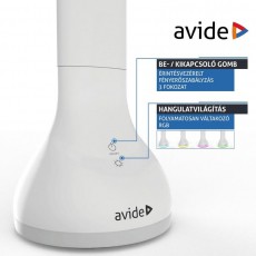 Avide ABLDLRGBMOOD4W asztali LED lámpa Háztartás / Otthon / Kültér - Világítás / elektromosság - Asztali lámpa - 364888