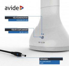 Avide ABLDLRGBMOOD4W asztali LED lámpa Háztartás / Otthon / Kültér - Világítás / elektromosság - Asztali lámpa - 364888