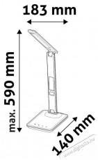 Avide ABLDL-OLC-6W-WH asztali lámpa LED Háztartás / Otthon / Kültér - Világítás / elektromosság - Asztali lámpa - 372526