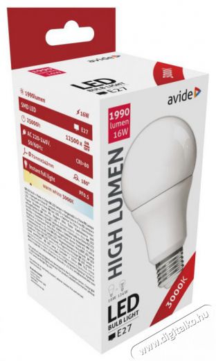 Avide ABG27WW-16W-AP LED gömb izzó Egyéb - Nem forgalmazzuk ! - 381837