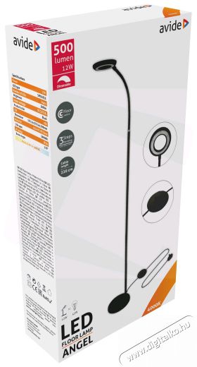 Avide ABLFL-12W-ANGEL-B Angel LED állólámpa fekete Háztartás / Otthon / Kültér - Világítás / elektromosság - Hangulat teremtő világítás - 381854