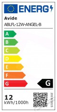 Avide ABLFL-12W-ANGEL-B Angel LED állólámpa fekete Háztartás / Otthon / Kültér - Világítás / elektromosság - Hangulat teremtő világítás - 381854