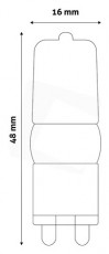 Avide ABG9NW-2.5W LED IZZÓ 2.5W G9 160° NW 4000K Egyéb - Nem forgalmazzuk ! - 472037
