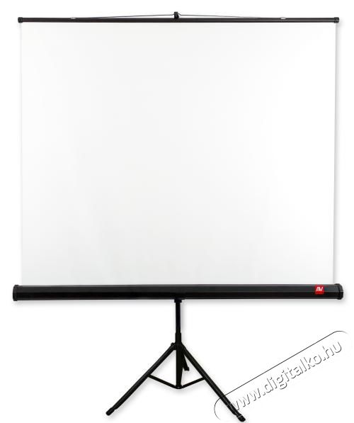 Avtek Tripod Standard 175 1:1 175x175cm matt fehér hordozható állványos vetítővászon Tv kiegészítők - Vetítővászon - 338588