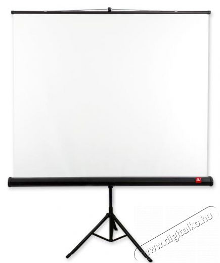 Avtek Tripod Standard 175 1:1 175x175cm matt fehér hordozható állványos vetítővászon Tv kiegészítők - Vetítővászon - 338588