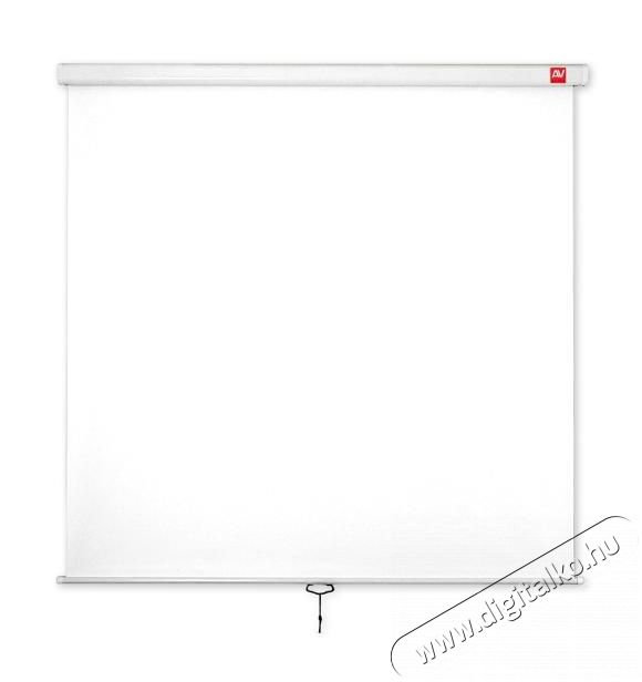 Avtek Wall Standard 175 1:1 175x175cm matt fehér rolós vetítővászon Tv kiegészítők - Vetítővászon - 338601