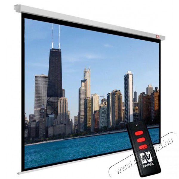 Avtek Business Electric 300P 16:10 290x181cm elektromos vetítővászon fekete kerettel - matt fehér Tv kiegészítők - Vetítővászon - 338568