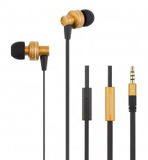 AWEI ES900i In-Ear mikrofonos fülhallgató - arany Audio-Video / Hifi / Multimédia - Fül és Fejhallgatók - Fülhallgató mikrofonnal / headset - 323571