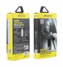 AWEI MG-AWEA835BL-06 AUTÓS BLUETOOTH HEADSET Mobil / Kommunikáció / Smart - Mobiltelefon kiegészítő / tok - Headset - 348326