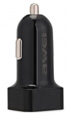 AWEI MG-AWEC200-02 USB autós töltő Mobil / Kommunikáció / Smart - Mobiltelefon kiegészítő / tok - Hálózati-, autós töltő - 348351