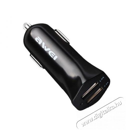 AWEI MG-AWEC300-02 USB AUT&Oacute;S T&Ouml;LTŐ Mobil / Kommunik&aacute;ci&oacute; / Smart - Tablet / E-book kieg&eacute;sz&iacute;tő, tok - H&aacute;l&oacute;zati-, aut&oacute;s t&ouml;ltő - 348353
