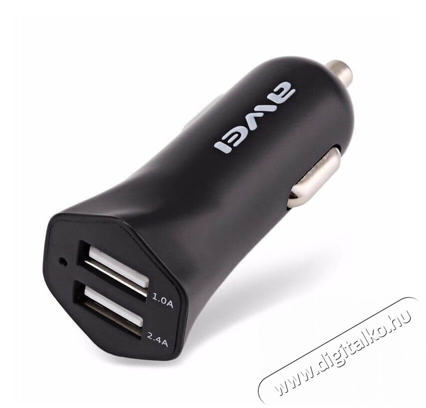 AWEI MG-AWEC300-02 USB AUT&Oacute;S T&Ouml;LTŐ Mobil / Kommunik&aacute;ci&oacute; / Smart - Tablet / E-book kieg&eacute;sz&iacute;tő, tok - H&aacute;l&oacute;zati-, aut&oacute;s t&ouml;ltő - 348353