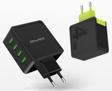 AWEI MGAWEC84202 hálózati töltő Mobil / Kommunikáció / Smart - Mobiltelefon kiegészítő / tok - Hálózati-, autós töltő - 364901