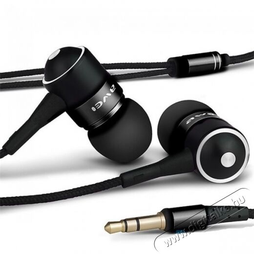 AWEI ES-Q3 In-Ear fülhallgató - fekete Audio-Video / Hifi / Multimédia - Fül és Fejhallgatók - Fülhallgató - 323578